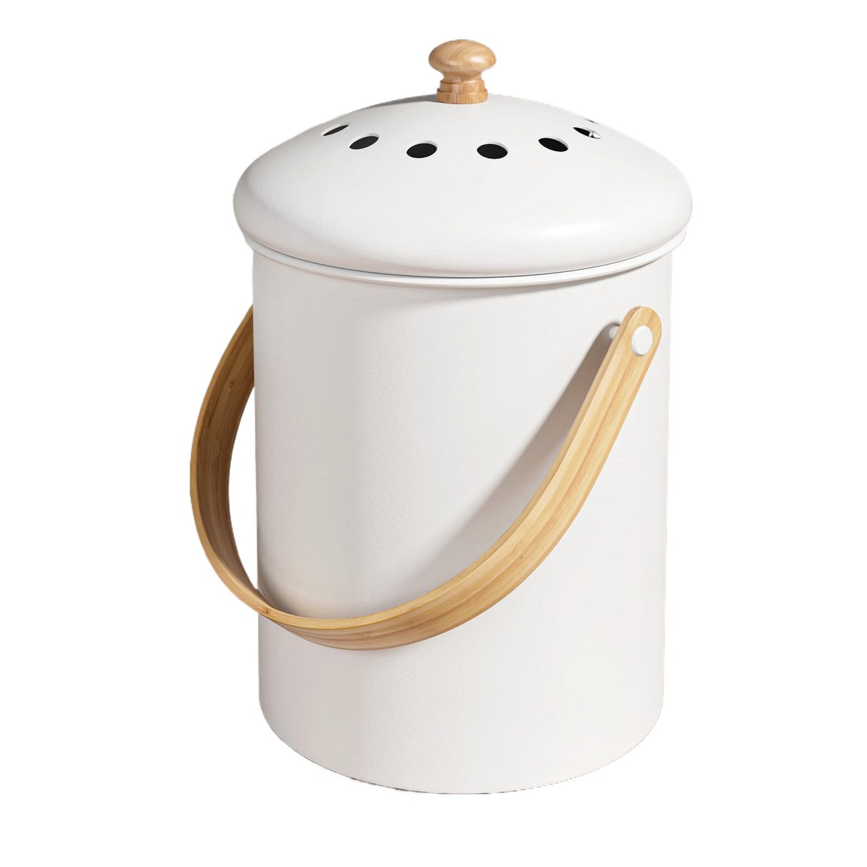 Bac à compost de comptoir en bambou