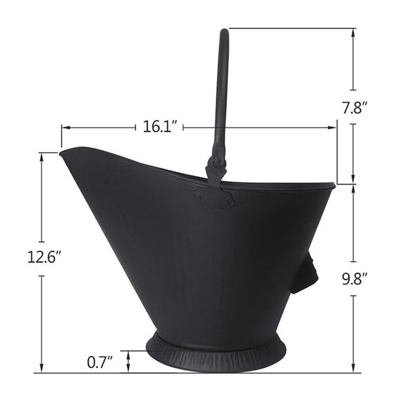 Seau à cendres pour kit de cheminée