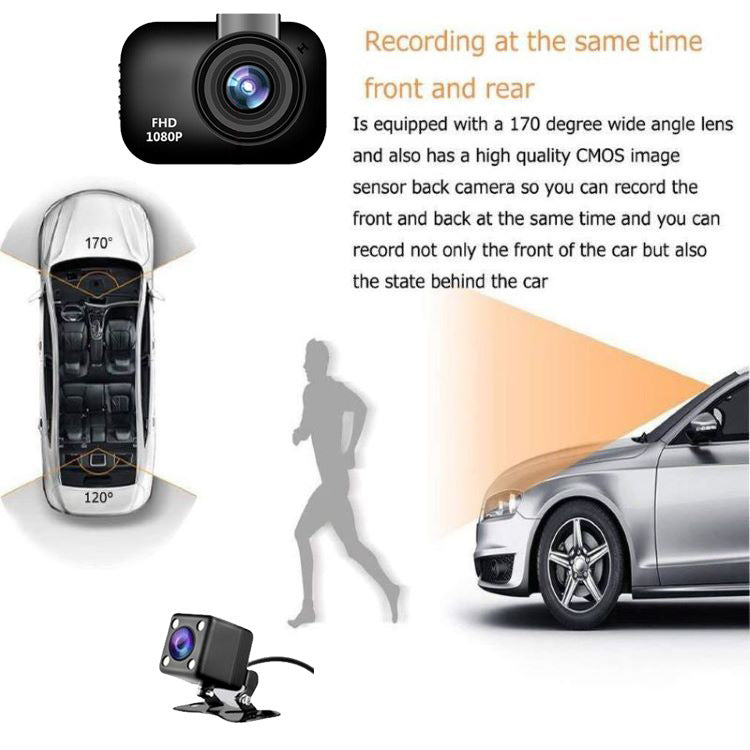 Caméra embarquée HD 1080p pour voiture