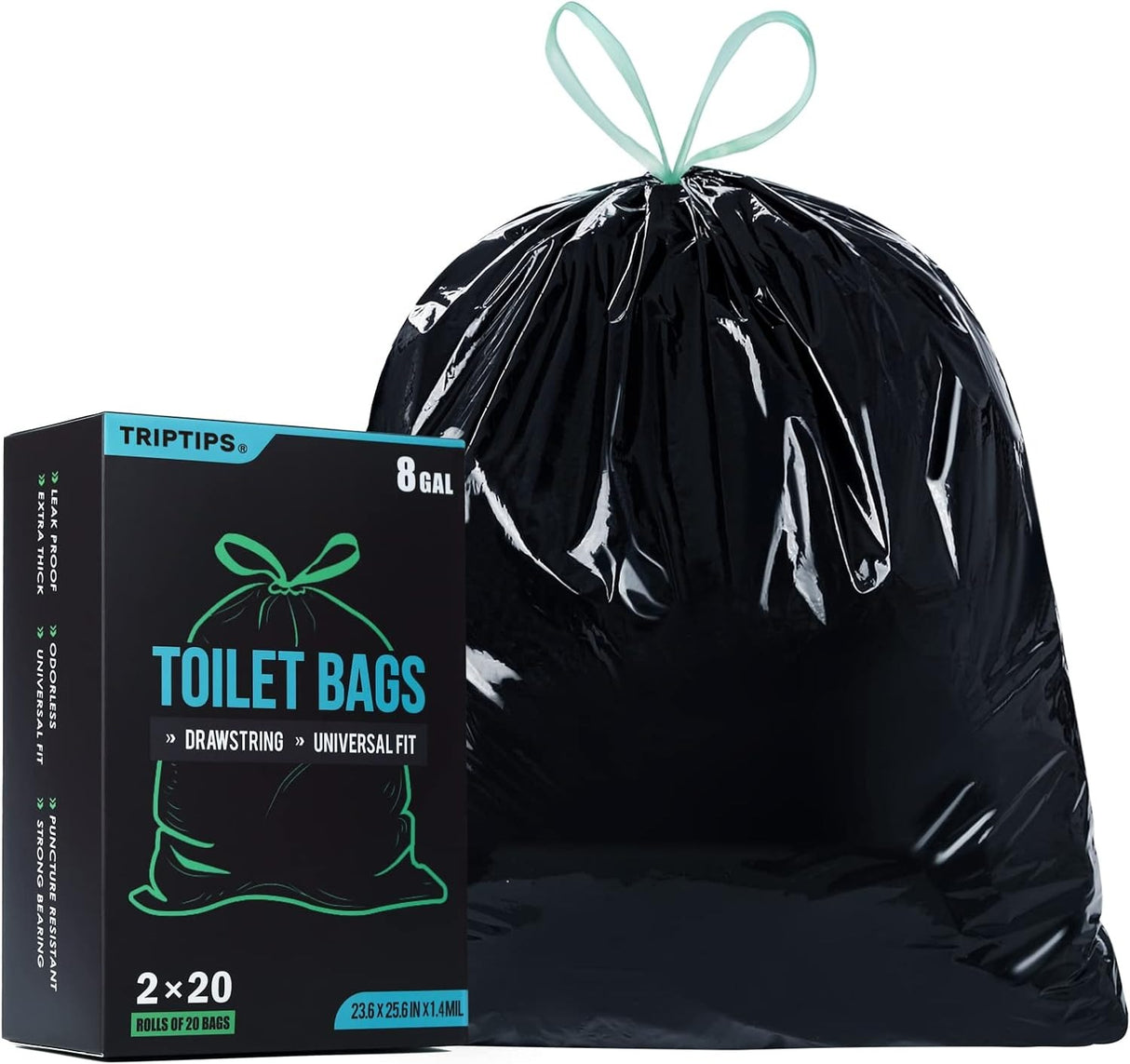 Sacs de toilette de camping de 8 gallons
