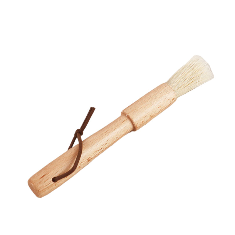 Pinceau à pâtisserie en forme de stylo en bois de hêtre