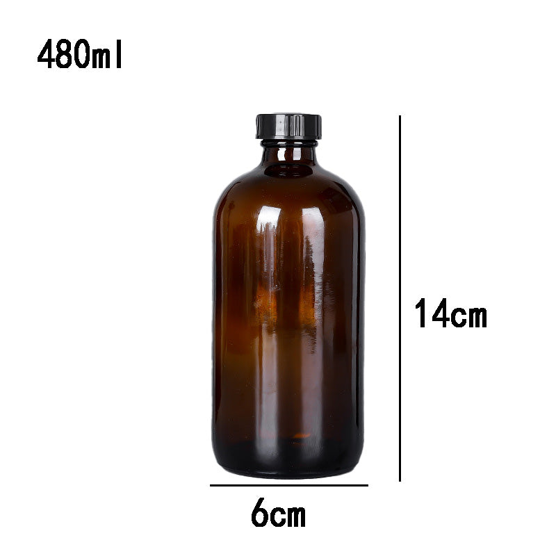 Bouteille en verre brun