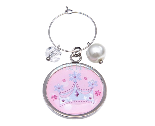 Pendentif coupe à vin en alliage