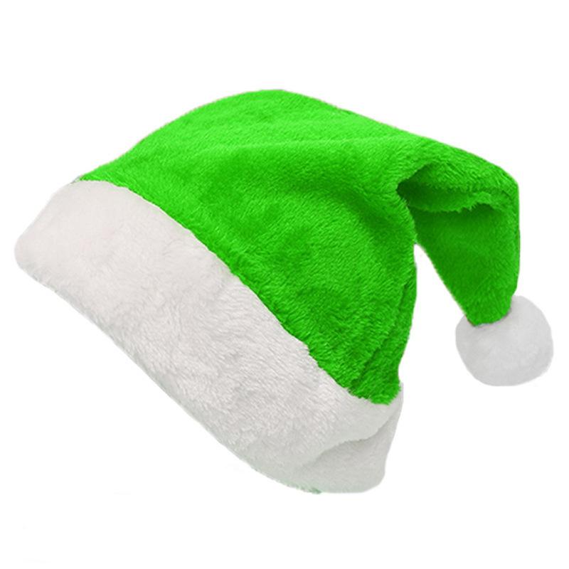 Bonnet de Père Noël court et poilu