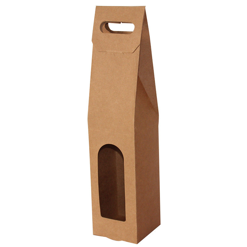 Emballage de vin en carton simple