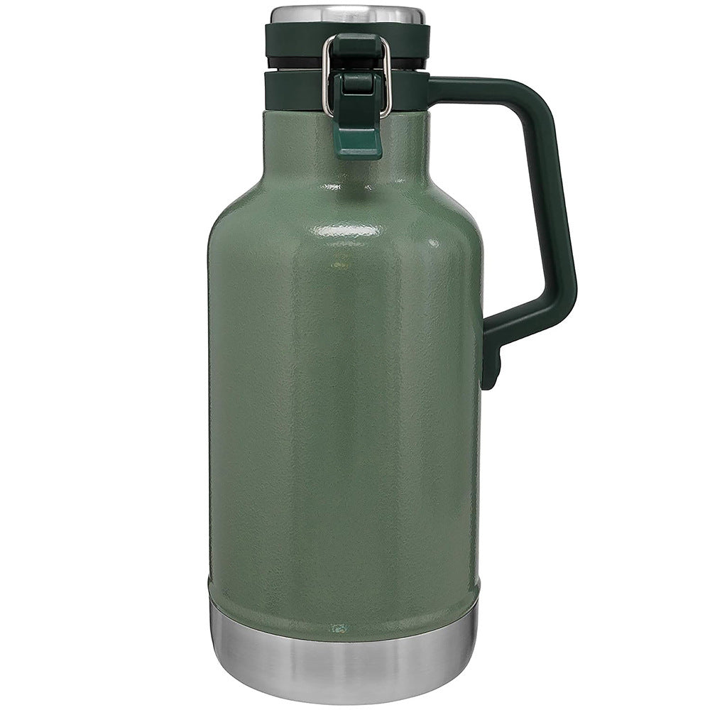 Growler sous vide en acier inoxydable de 64 oz