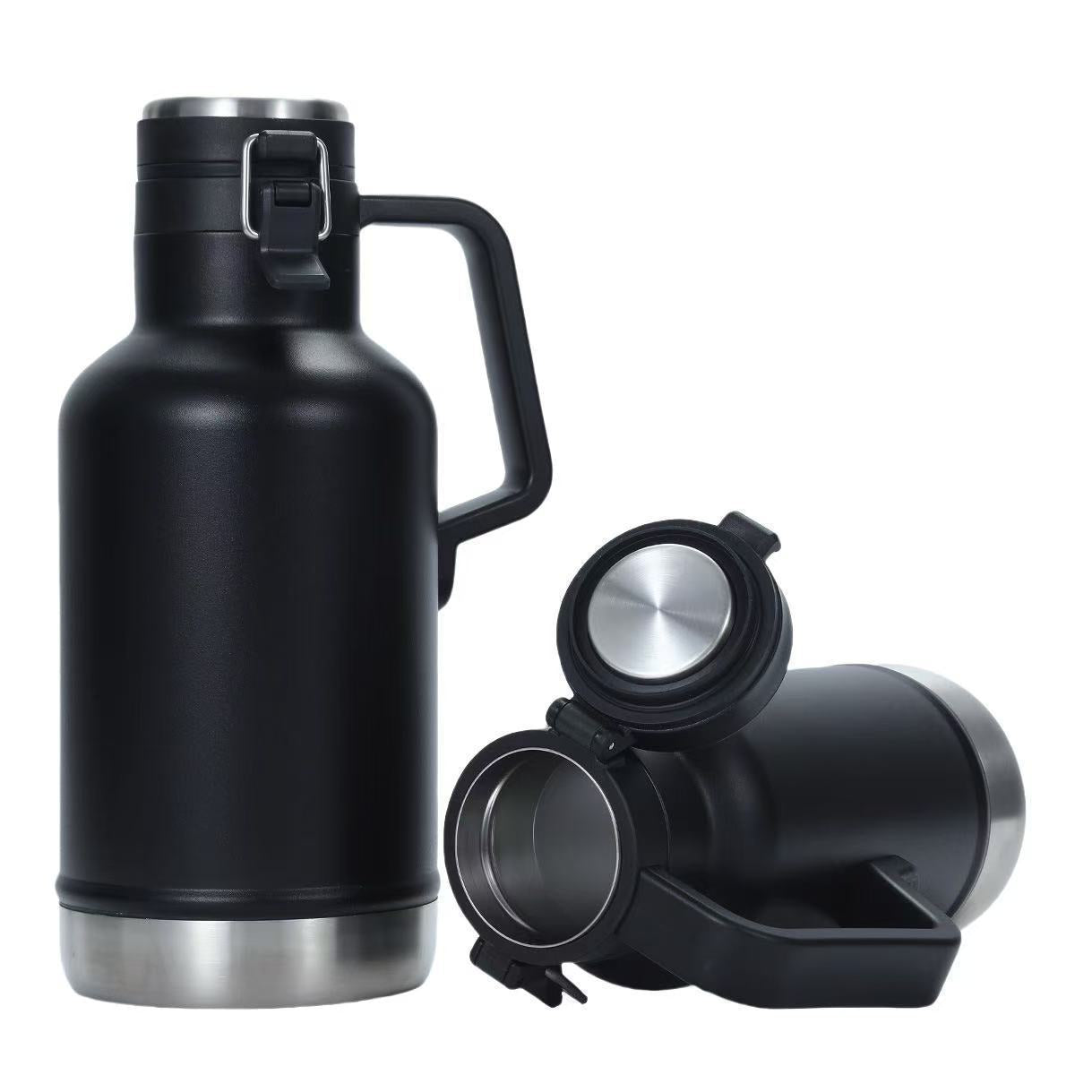 Growler sous vide en acier inoxydable de 64 oz