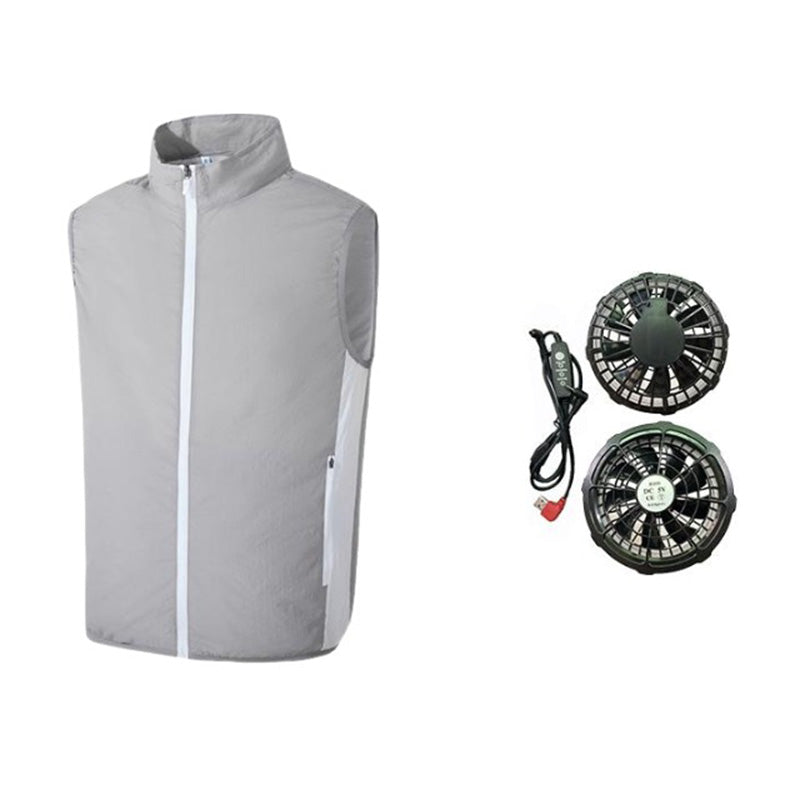 Gilet climatiseur avec ventilateurs