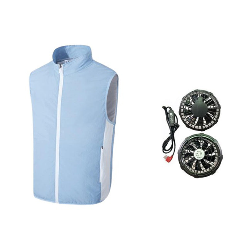 Gilet climatiseur avec ventilateurs