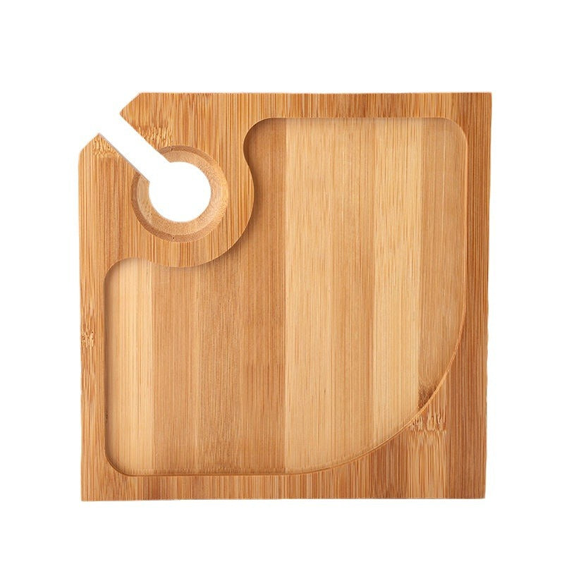 8-inch Multifunctional Bamboo Tray - For Party & Cocktail Events