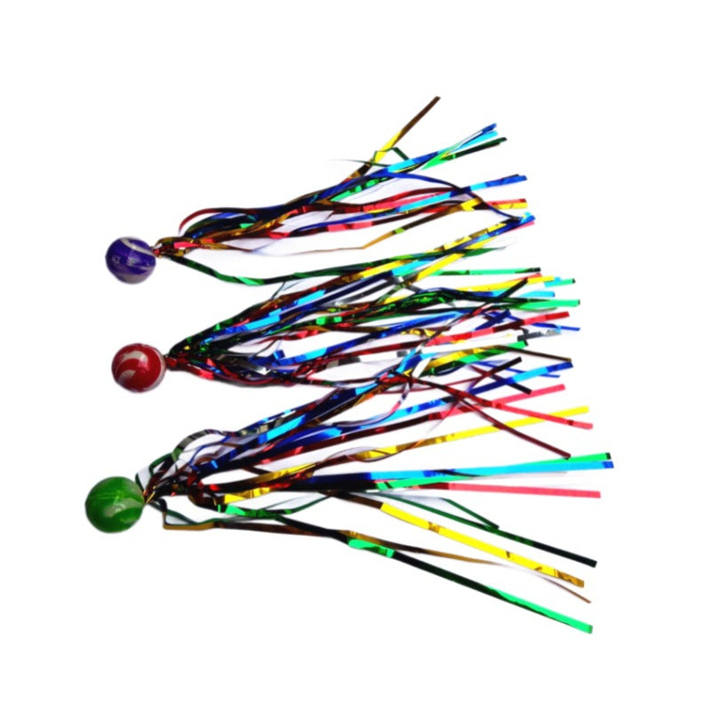 20 balles rebondissantes en ruban de 25 cm