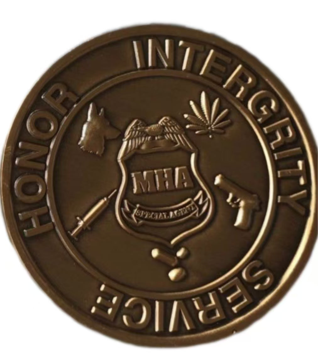 Pièce commémorative en métal