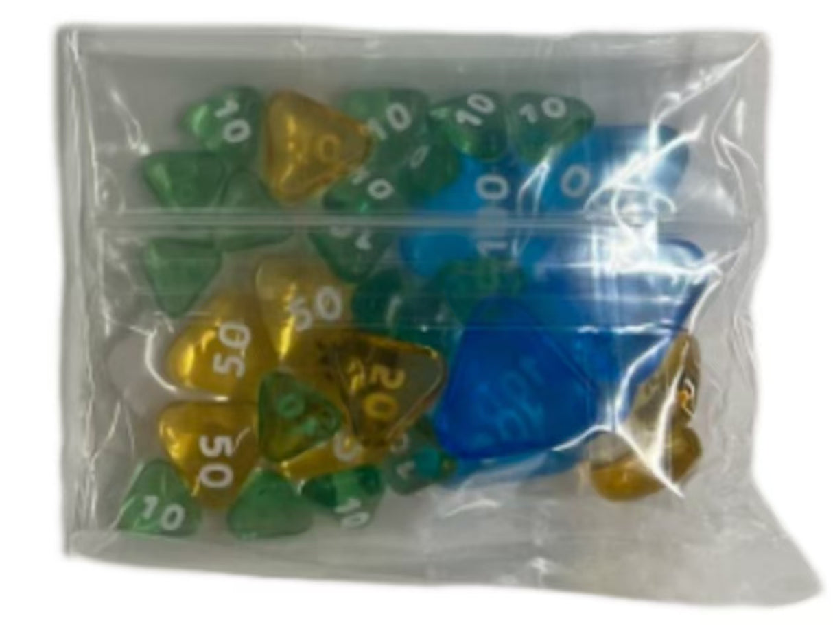 Jeu de dés triangulaires - Par bateau