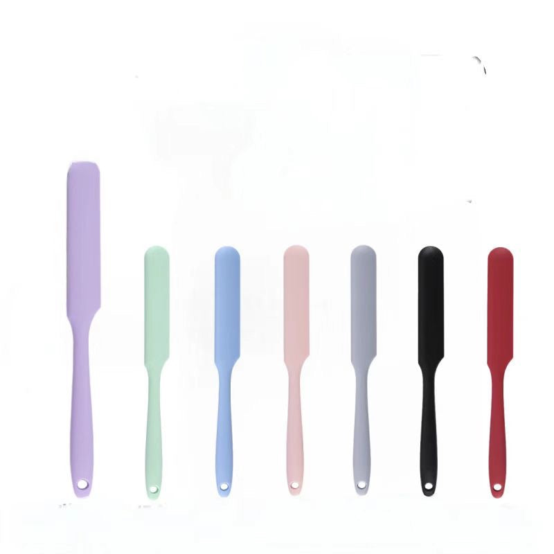 Ensemble de spatules en silicone tricolores