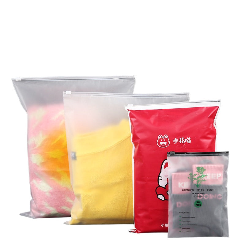 Sac de rangement transparent à fermeture éclair de 13 x 19 pouces