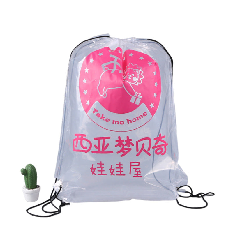 Transparent Drawstring Backpack