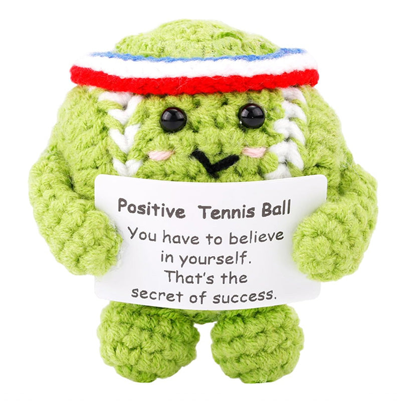 Hand-crocheted Yarn Tennis Ball