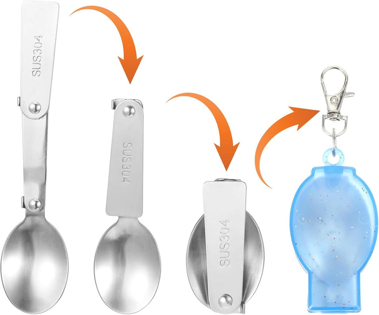 Cuillère de camping portable de voyage