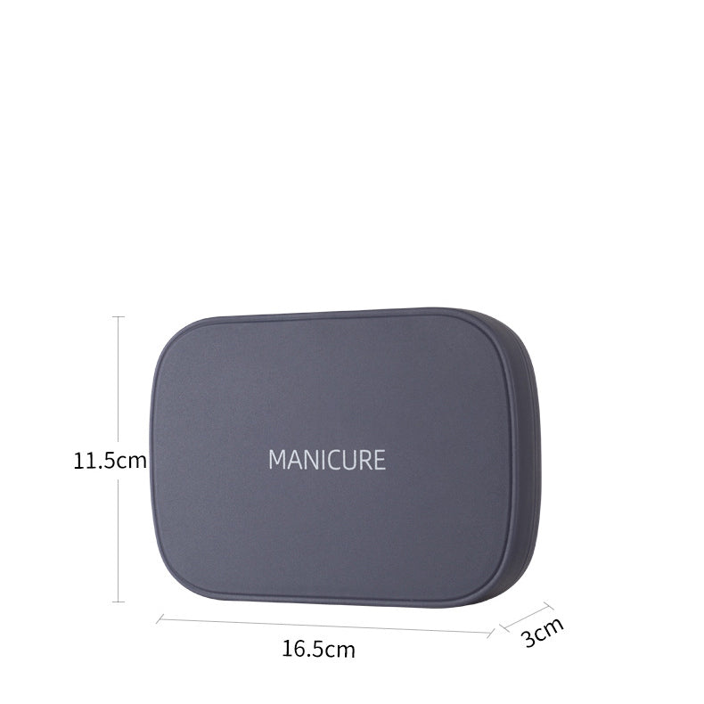 Manicure Set Pedicure Kits Stainless Steel Nail Clipper Personal Care Tools With Plastic Case