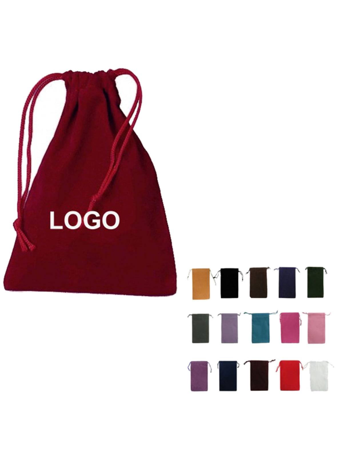 Velvet Drawstring Jewelry Pouch
