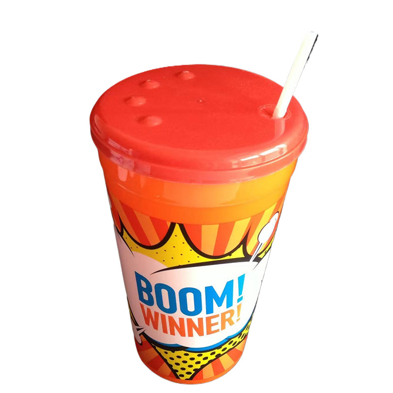 32oz Square Stadium Cup With Lid