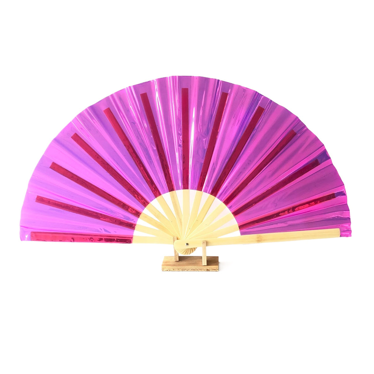 Holographic Pvc Kung Fu Fan