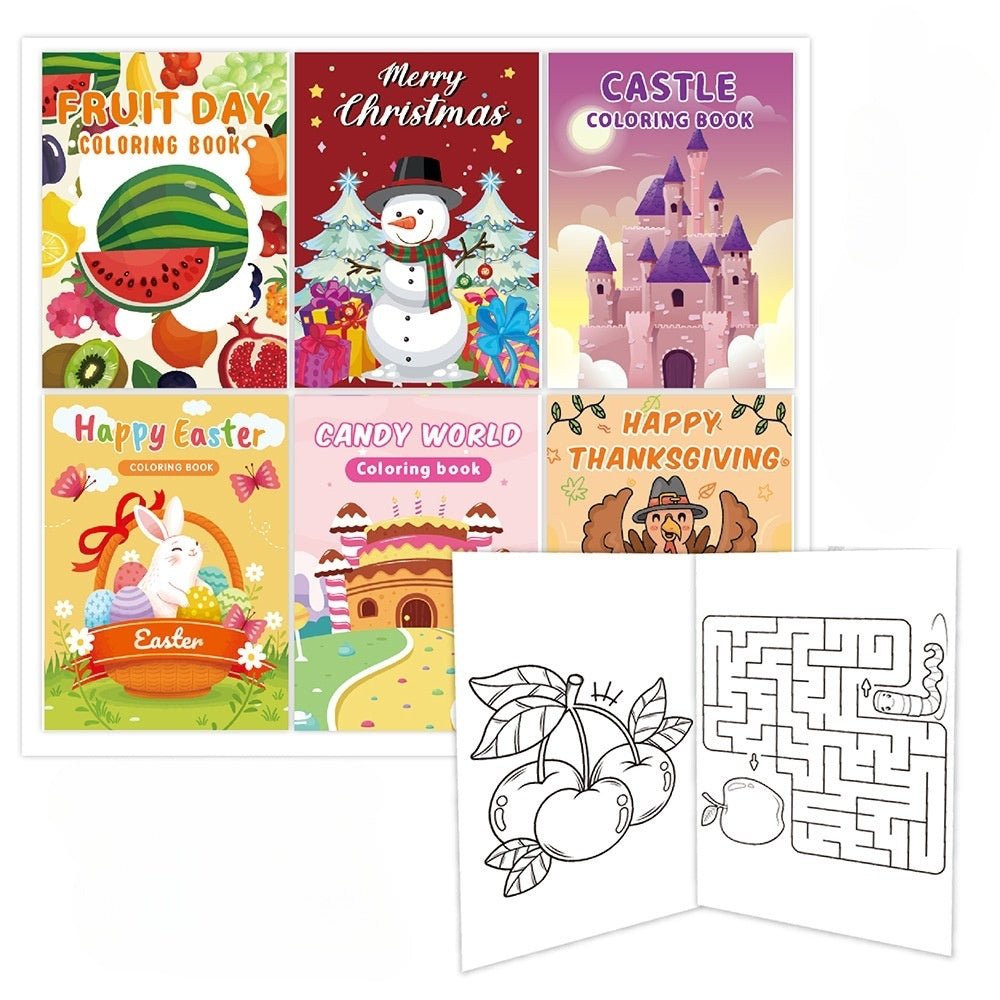 A5 Soft Cover Coloring Book - Yorkn Inc✅
