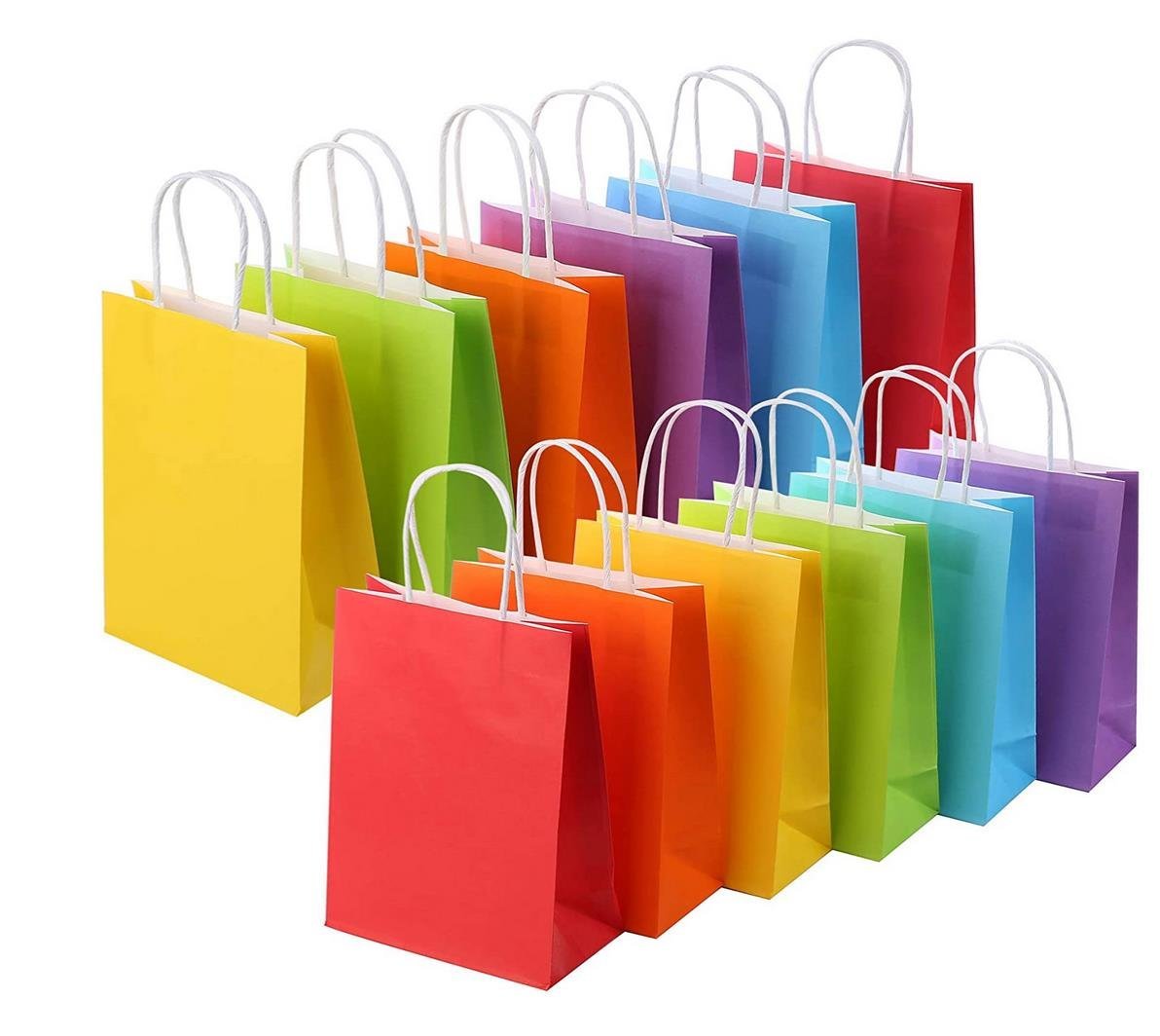 Craft Paper Bag With Handle - Yorkn Inc✅