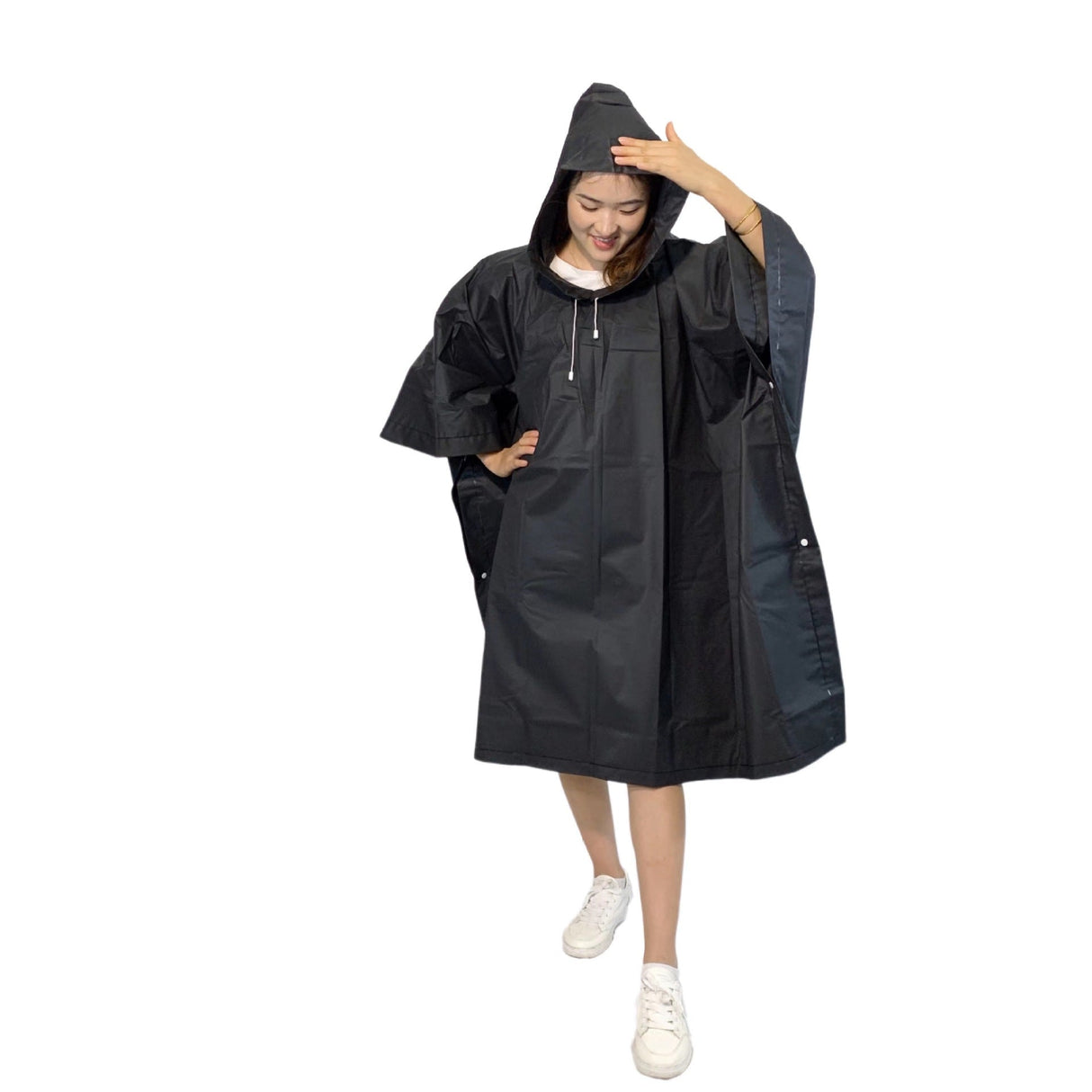 Eva Poncho Hooded Style Raincoat - Yorkn Inc✅
