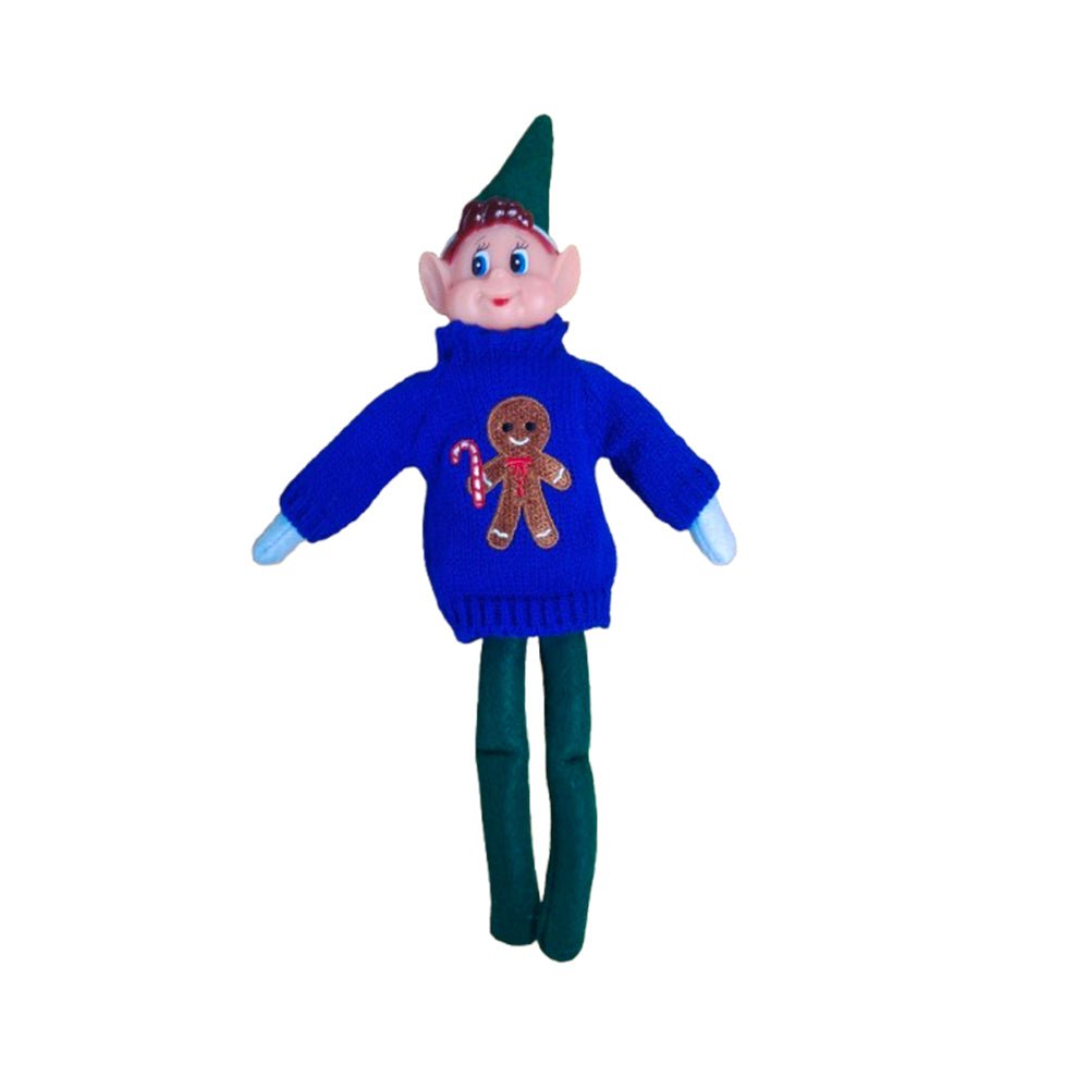 Felt Christmas Elf Doll With Sweater - Yorkn Inc✅