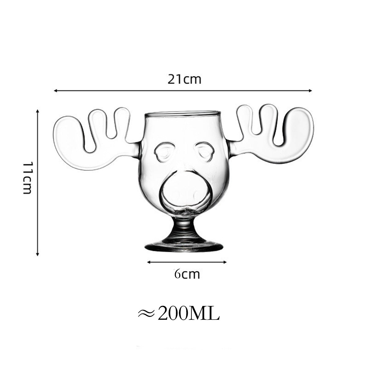 Glass Moose Cup - Yorkn Inc✅