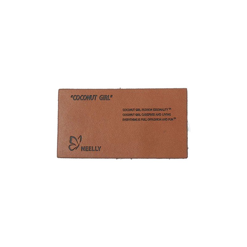 Heat Activated Adhesive Pu Leather Garment Label - Yorkn Inc✅