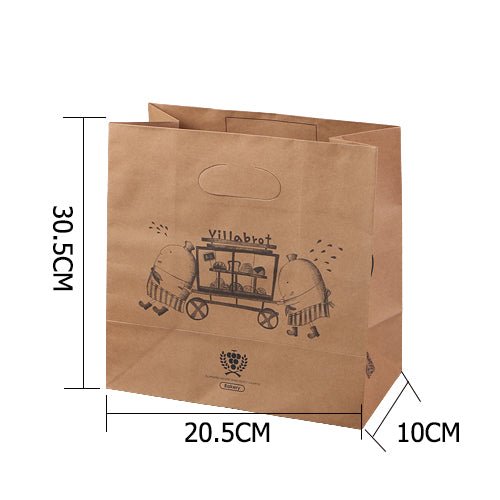 Kraft Paper Shake Bags - 8'' - Yorkn Inc✅