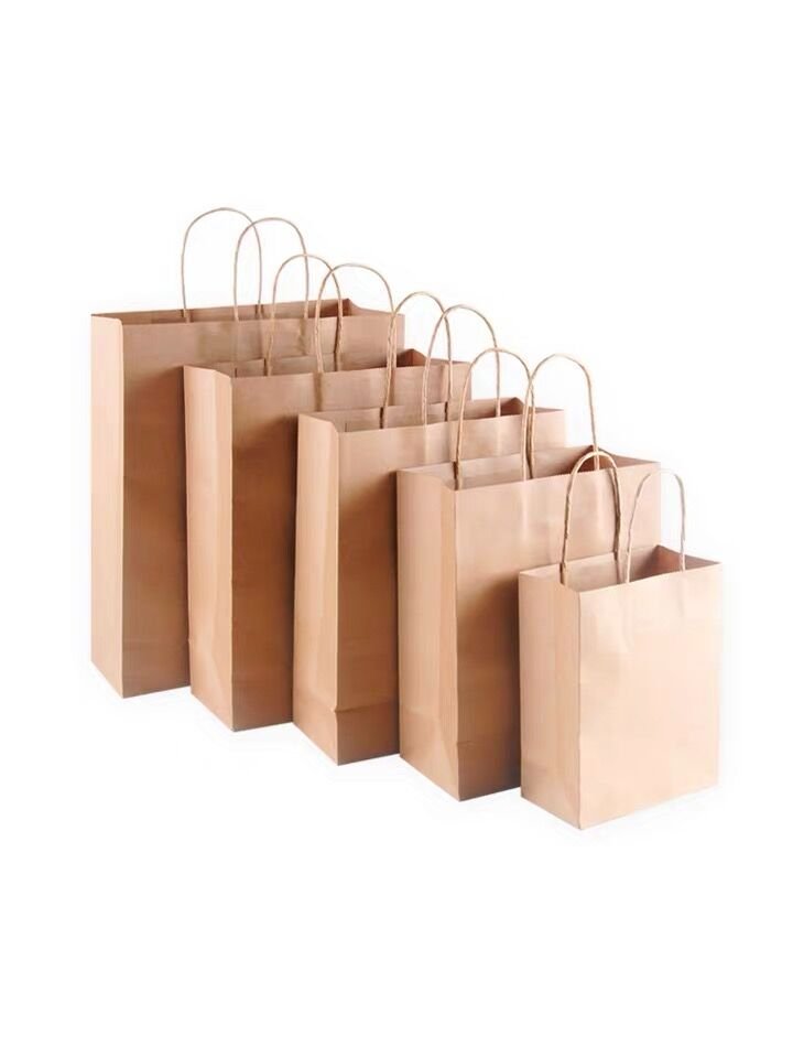 Kraft Paper Shopping Bags - Xl - Yorkn Inc✅