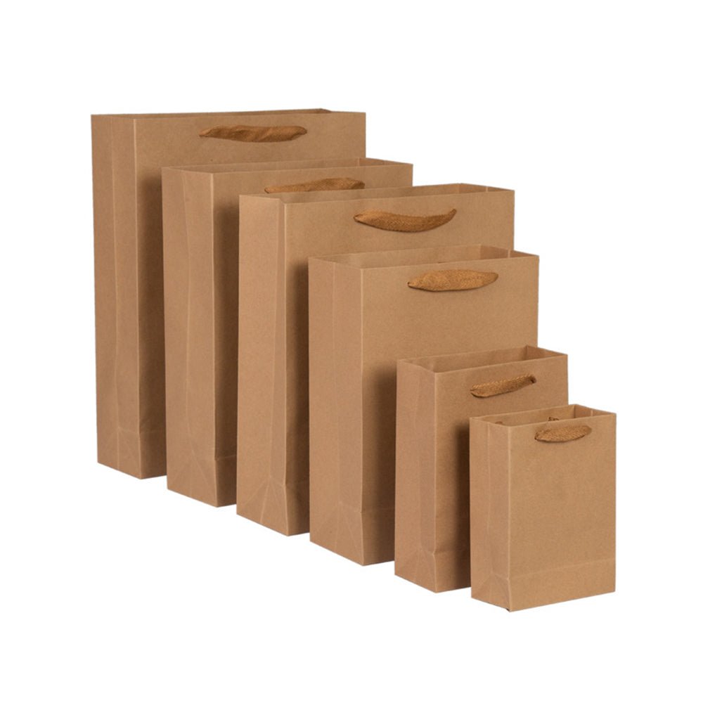 Kraft Paper Tote Bag With Handles - Yorkn Inc✅