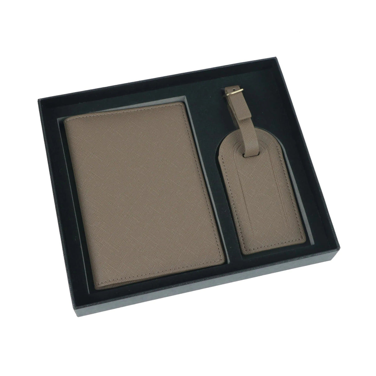 Leather Passport Clip Luggage Tag Set - Yorkn Inc✅