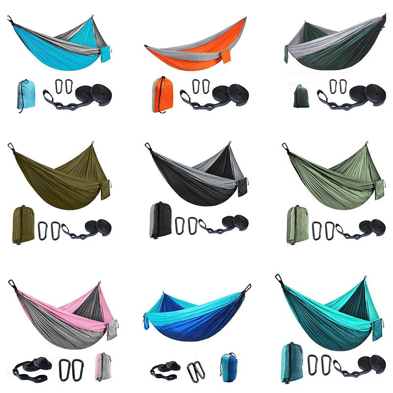 Parachute Nylon Outdoor Hammock - Yorkn Inc✅