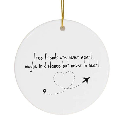 Personalize Acrylic Friendship Ornament - Yorkn Inc✅