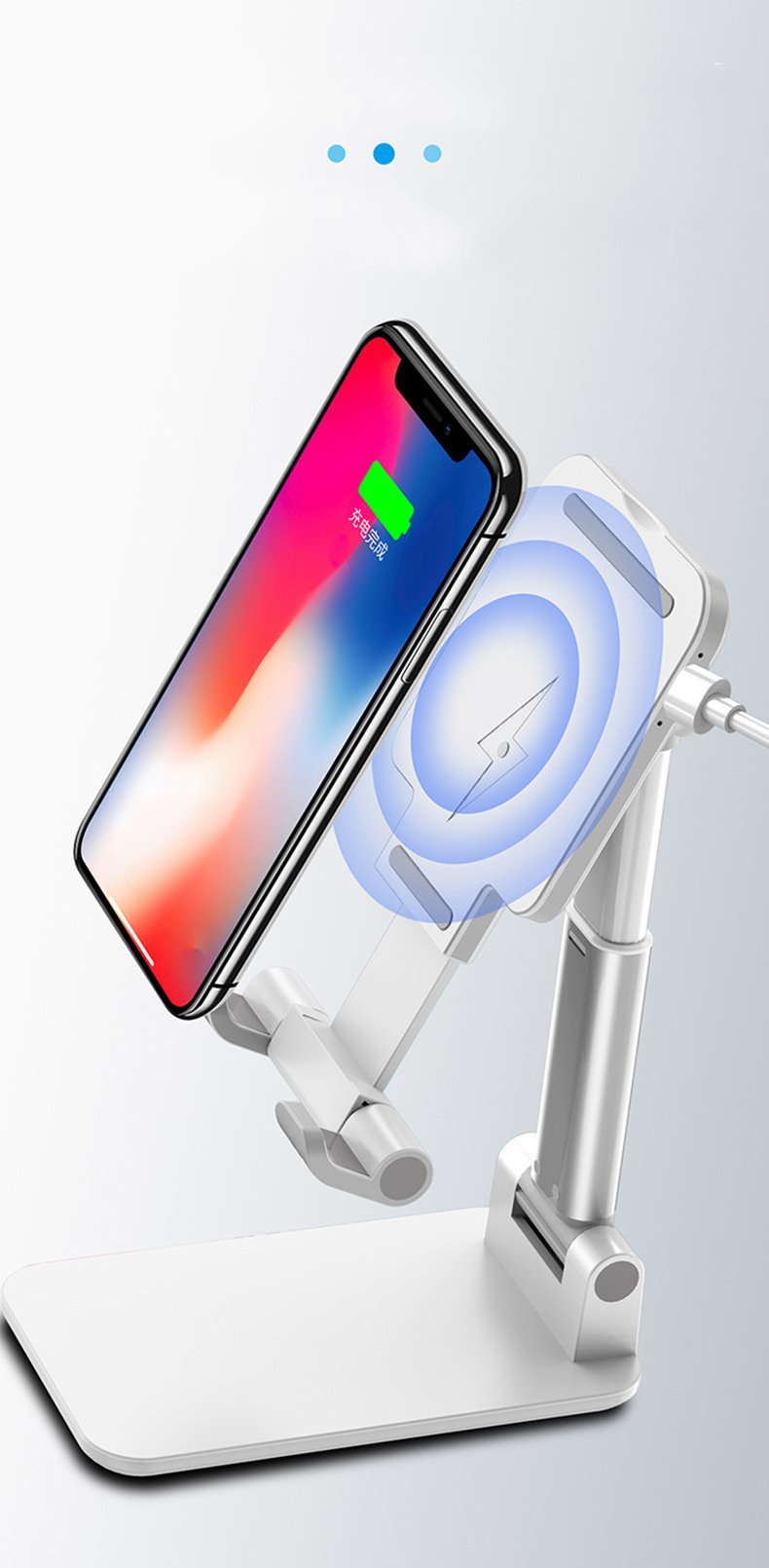 Phone Holder With Build - in Wireless Charger - Yorkn Inc✅