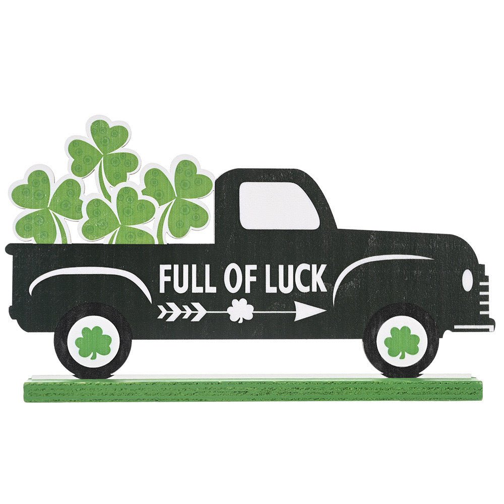 Pickup Truck Shaped Wooden Ornament - Yorkn Inc✅