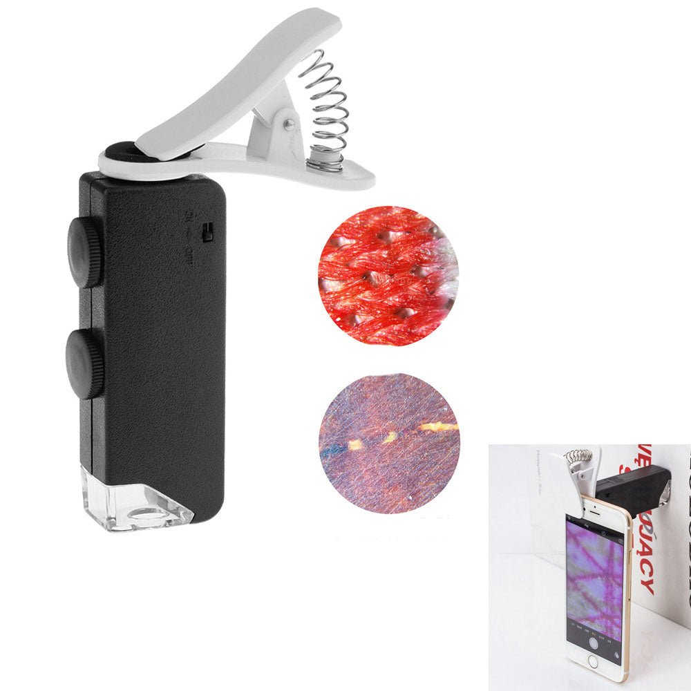 Portable Clip Microscope Led Magnifier Lo - Yorkn Inc✅