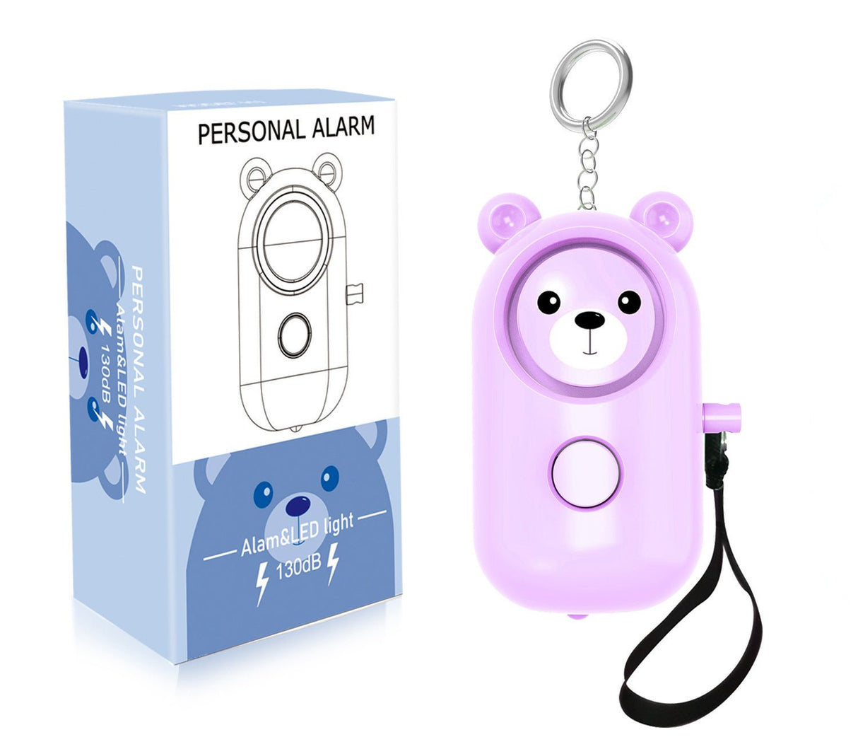 Portable Self Defense Alarm Keychain - Yorkn Inc✅