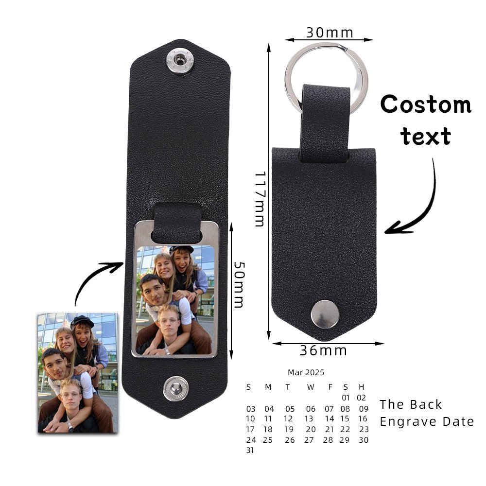 Pu Leather & Stainless Steel Keychain - Yorkn Inc✅