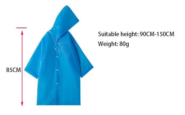 Pvc Youth Rusabe Poncho - Yorkn Inc✅