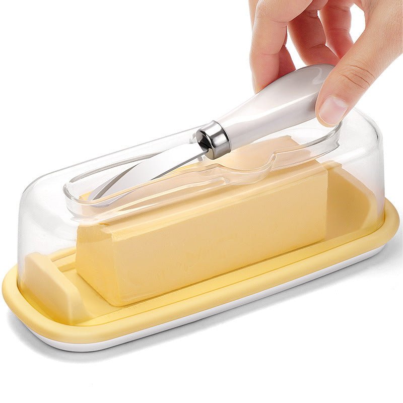Silicone Butter Dish With Knife - Yorkn Inc✅