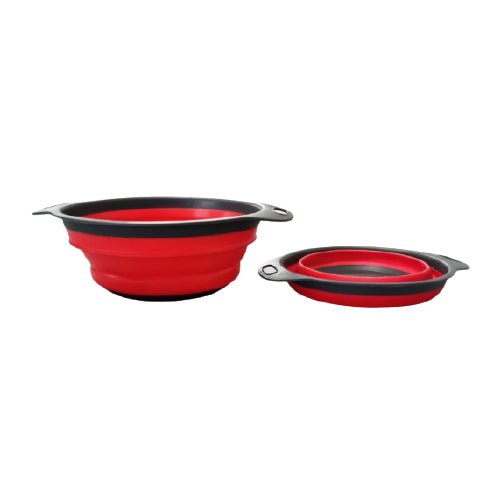 Silicone Collapsible Colander Set With Quick Draining - Yorkn Inc✅