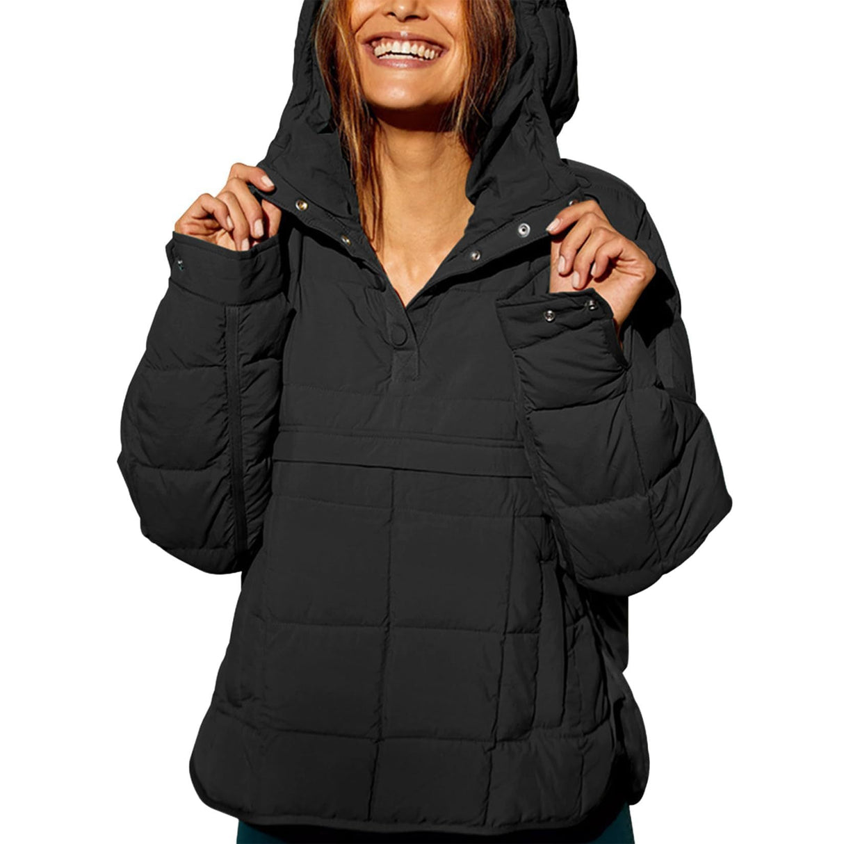 Solid Color Hooded Cotton Coat - Yorkn Inc✅