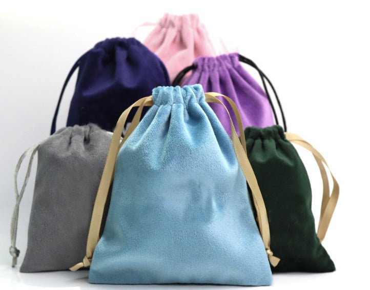 Square Shape Velvet Drawstring Pocket - Yorkn Inc✅