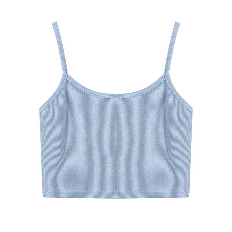 Summer Ribbed Cropped Cami Top - Yorkn Inc✅