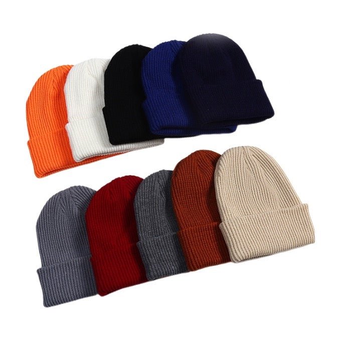 Unisex Knitted Winter Beanie - Yorkn Inc✅